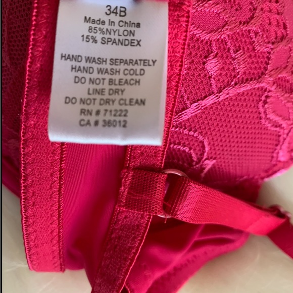 Rampage Women’s Lace Underwire Bra NWOT Size 34B - Picture 4 of 6